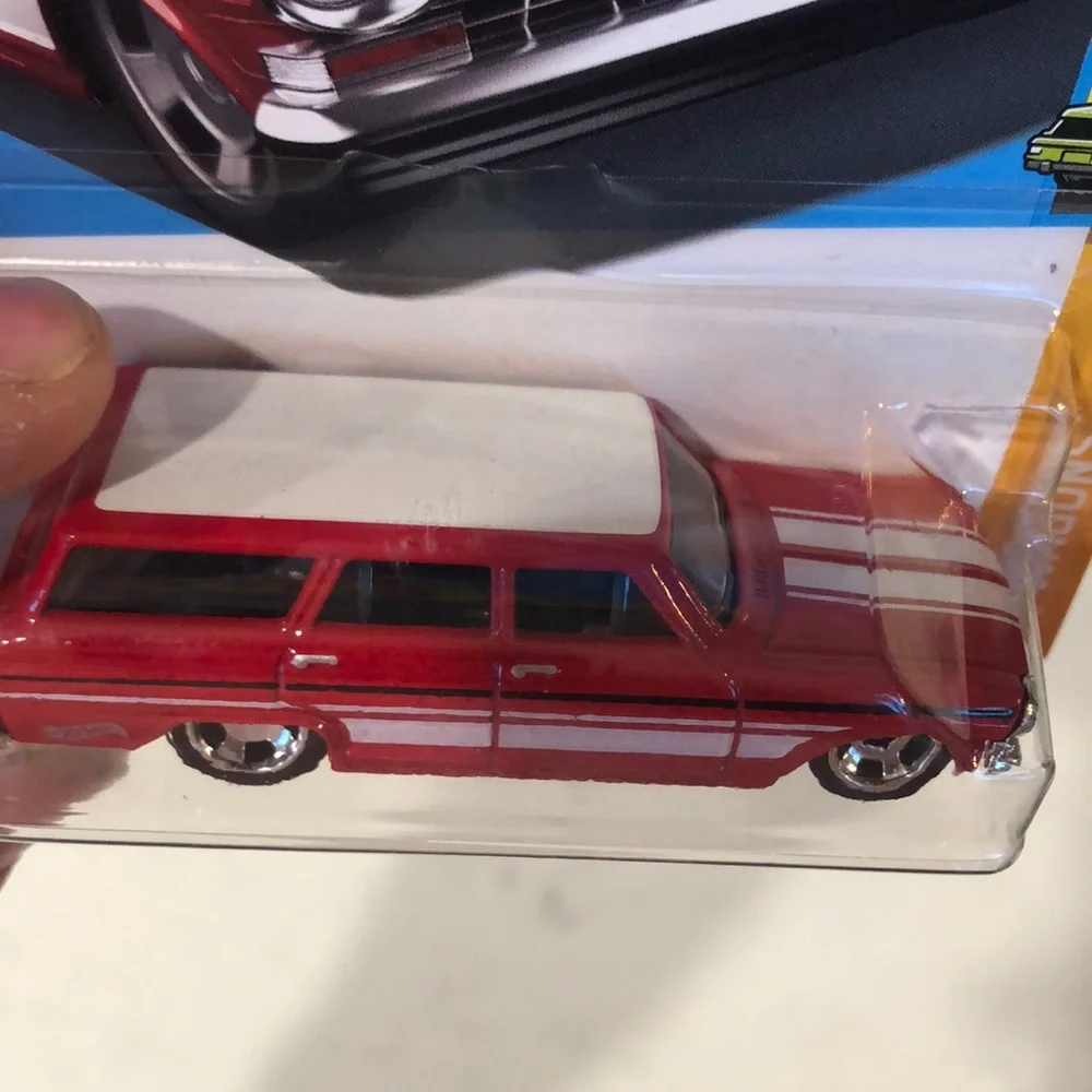 Red '64 Chevy Nova Wagon